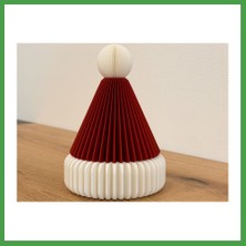 Soi Home Noel Baba Şapkası Formlu Yılbaşı Kasesi ve Dekoratif Süs Seti Soı