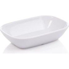 Tr Kırılmaz Tabak Melamin Kayık Servis Tabağı 14CM