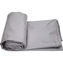 Tr Polyester Branda 3x4 Metre Kapsüllü 550 Gr/m² Pvc Tente ve Tır Brandası Gri