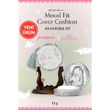 Tr Yarı Mat Bitişli Filtre Etkili Cushion Mood Fit Cover Cushion SPF50+ Pa++++(03 Natural Fit)