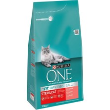 Tr One Steril Somonlu Kedi Maması 1,5 kg