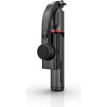 Tr L19 Gimbal Motorlu Telefon Selfie Çubuğu, Tripod Stand, Siyah