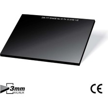 Tr Kaynak Maske Camı, 3mm, Dın 777 Shade No:10, Ce Sertifikalı