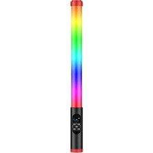 Tr FM-128RGB OLED Ekran Göstergeli Rgb LED Işıklı Su Geçirmez Aydınlatma Çubuğu