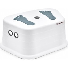 Tr Kaymaz Taban Çocuk Basamağı - Banyo Taburesi - Taban Yükseltici - Çocuk Taburesi -15 x 24 x