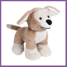 Bezos Uyku Arkadaşı Peluş Kahve Köpek 40 cm Bzoshb