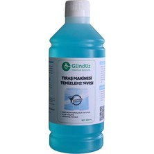 Gündüz Kimya Tıraş Makinesi Temizleme Sıvısı 500 ml Braun Philips Panasonic Uyumlu Derinlemesine Temizlik