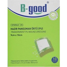 Odea Şeffaf Hazır Pansuman 9cm x 10CM 10LU Yara Örtüsü