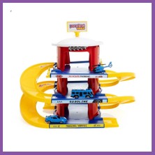 Bezos Toyflyer 17 Parça Otopark Garaj Seti Bzoshb