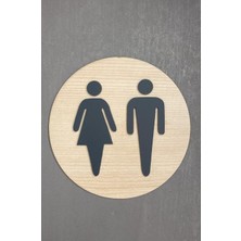 Odea Akçaağaç Serisi Wc Kendinden Yapışkanlı Yönlendirme Levhası