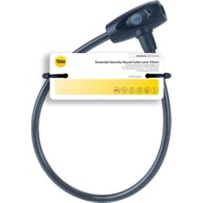 Odea Essential Kablolu Bisiklet Kilidi, 10 Mm, Anahtarlı