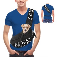 Odea Taşıma Bezi, Küçük Köpek Taşıma Çantası, Köpek Çantası, Evcil Hayvan Taşıma Çantası, Ayarlanabilir Omuz Askısı, Köpek Taşıma Çantası, File Köpek Taşıma Çantası, Pati ve Kemik Desenli, Siyah