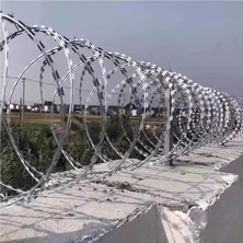 Odea Çiftlik Çitleri Için Yüksek Güvenlikli Çift Spiral Galvanizli Dikenli Tel Makaralar, Bahçe ve Ev (40 M) - Dayanıklı Koruma Çözümü