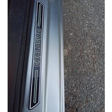 Freshstart Toyota Auris I 2006-2012 Pleksi Kapı Eşiği 4'lü Set Ön Arka Pianoblack Exclusıve Yazılı