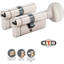 Odea 264 Ortak Anahtarlı Tuzaklı Kilit Silindiri, 2'li Set, Ktbs Ktbsm Kilit Göbeği, 68 mm