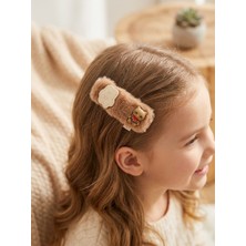 Tokacım Tekli Peluş Çıtçıtlı Toka