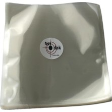 Odea Büyük Boy 100 Adet 21,5 cm x 23,5 cm Şeffaf Vakum Poşeti Ambalajı Vakumlu Torba