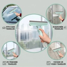 Ett Cazibiz 4'ü 1 Arada Spreyli Cam Silme Aparatı Mikrofiber Bezli Çekçek ve FIRÇA-433400