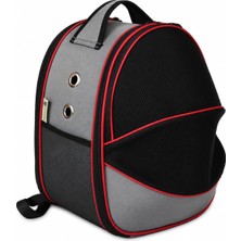 Gy Atelier Xl Fileli Astronot Model Kedi Köpek Taşıma Çantası |10 kg | 32 × 27 × 43 cm - Gri