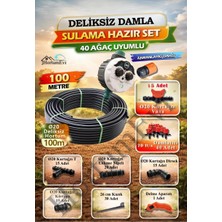 Gy Atelier Otomatik Zamanlayıcılı Deliksiz Damla Sulama Seti Ø20 – 100 Metre | 40 Ağaç Uyumlu (HS0026)