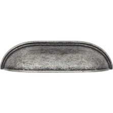 Gy Atelier Lüks Çanak Kulp Antik Gümüş 96MM (2 Adet)