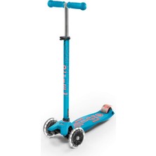 Gy Atelier Maxi Deluxe LED 3 Tekerlekli Scooter Aqua, 5-12 Yaş, Ayarlanabilir Gidon, Işıklı Tekerlekler, 50 kg Taşıma Kapasitesi