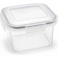 Odea Tr 650 ml Sızdırmaz Şeffaf Contalı Kilitli Saklama Kabı, Pp Plastik Gıda Saklama Kutusu, Kapaklı Buzdolabı Düzenleyici, Mutfak ve Erzak Kabı, Istiflenebilir Çok Amaçlı Organizer (Asorti Renk)
