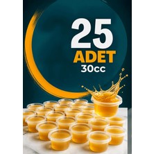 Odea Tr 25 Adet 30 ml Sızdırmaz Mini Saklama Kabı Sosluk Buzluk Kabı MIT1360
