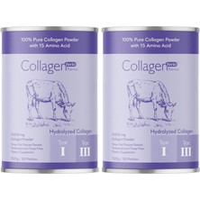 Odea Tr Collagen Powder 500G,%100 Saf, Doğal Çift Hidrolize Kolajen Peptitler (50 Porsiyon) (2 Paketi)