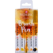 Odea Tr Fırça Uçlu Kalem 5'li Set Toprak Tonları