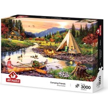 Kamp Dostları 3000 Parça Puzzle