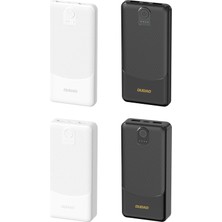 Odea Tr K10PRO Powerbank, 20000MAH, 2x Usb-A Çıkışlı, 2.4A Hızlı Şarj, Taşınabilir Harici Batarya (Beyaz)