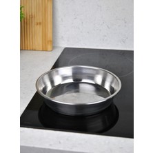 Odea Tr Paslanmaz Çelik Fırın Börek Tepsi Sunum Tabağı 20,5 cm 1 Adet