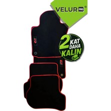 Velur Pro Velurpro Volkswagen Golf 5 2004-2009 Araca Özel Velur Halı Paspas Siyah
