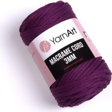 Odea Tr Art Macrame Cord 3 mm - Makrome El Örgü Ipi MÜRDÜM-777