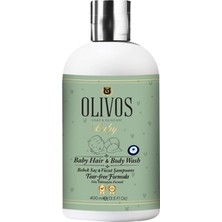 Odea Tr %100 Doğal Organik Zeytinyağlı Bebek Şampuanı, Saç ve Vücut Için, Nemlendirici Etkili, 400 ml