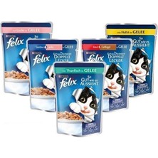 Odea Tr Felix Adult Pouch Yaş Kedi Maması 85GR Karışık Paket 20LI
