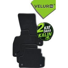 Velur Pro Velurpro Porsche Cayenne 2010-2017 Araca Özel Velur Halı Paspas Siyah