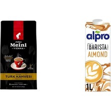 Tr Türk Kahvesi 100% Arabica 250G ve Alpro Barista Badem Sütü 1l (2 Adet) | Kahve & Süt Alternat