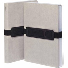 Tr Gri Noktalı Defter Voyager Gray (A5 Premium Kağıt - 176 Sayfa)