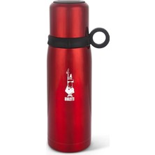 Odea Tr Termos - 460ML - Kırmızı Renk - Paslanmaz Çelik - Çift Katmanlı - 12 Saat Sıcak 24 Saat Soğuk Tutar - Bardaklı Kapak Özelliği