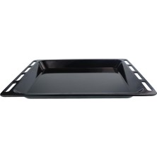 Odea Tr Bir Çok Markayla Uyumlu Ankastre Fırın Emaye Tepsi, 450 x 360 Mm, Siyah