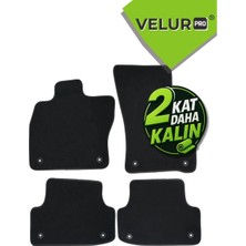 Velur Pro Velurpro Alfa Romeo 156 1997-2006 Araca Özel Velur Halı Paspas Siyah