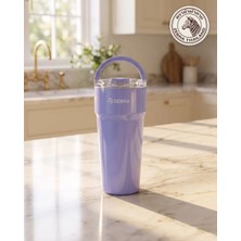 Zebra Thailand Zebra Polar Plus Paslanmaz Çelik Vakumlu Termos Bardak / Mug 0.9 Lt - Mor