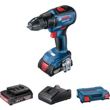 Odea Tr Gsr 18V-50 Akülü Delme Vidalama Makinesi (18 Volt, 2 x 2,0 Ah Akü, Şarj Cihazı, Yumuşak/sert Tork: 28/50 Nm; L-Case Plastik Çanta)