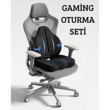 Odea Tr Gaming Set Visco Ortopedik Oturma Minderi ve Bel Destek Yastığı