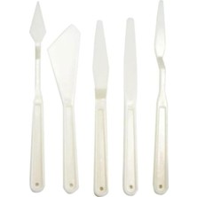 Tr Plastik Spatula Seti, 5 Parça, Boya Hazırlık Malzemesi