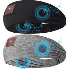 Tr 2'li Paket Uyku Kulaklığı Bluetooth Kafa Bandı, Ultra Ince Hoparlörlü 2024 Yeni Kafa Band�