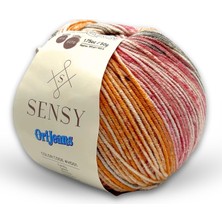 Odea Tr Premium Orijeans Amigurumi Ipliği Punch Panç Baby Soft Cotton 50 gr Örgü Ipi (Şeker)