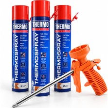 Odea Tr (3 Adet) Thermo Acoustic Pu Spray Izolasyon Köpüğü + (1 Adet) Köpük Tabancası